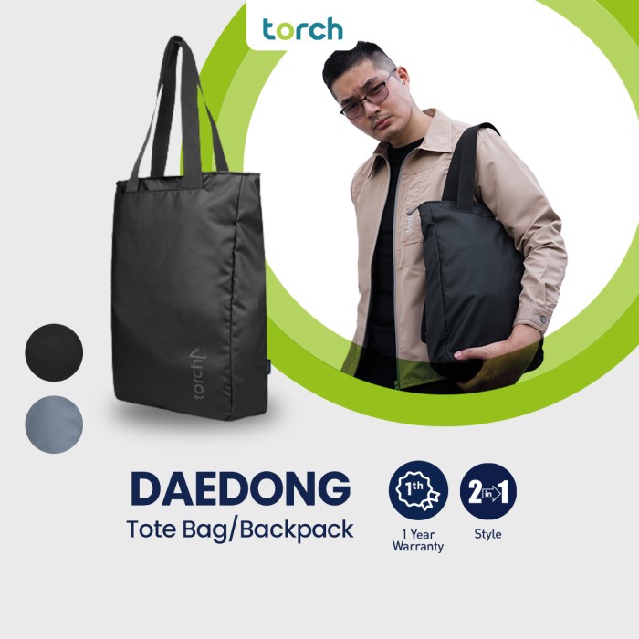 Torch Tas Ransel Laptop Pria Wanita - Tote Bag Backpack Daedong