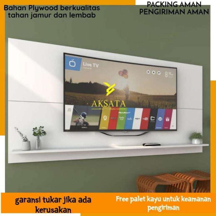 Mo Murah  Backdrop Tv / Wall Panel Tv Lano