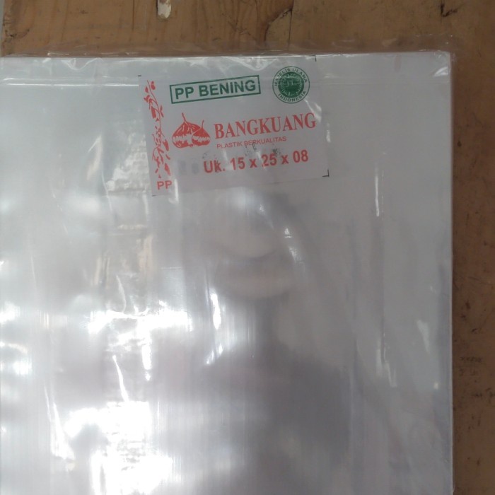 PRODUK TERBATAS PLASTIK PP tebal 0,8 micron ( tebal)