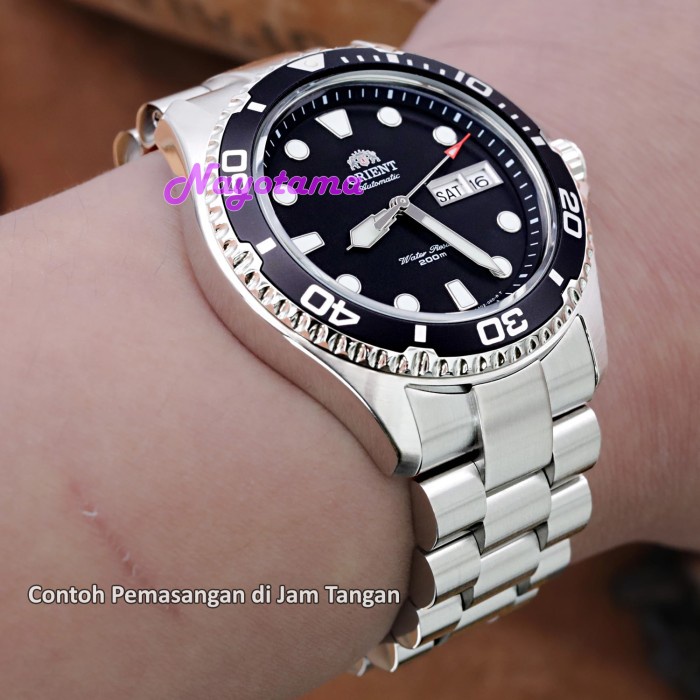 22Mm Rantai Miltat For Orient Mako Ii / Ray Ii Super President Endmill Terlaris