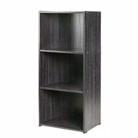 Rak Buku 3 Susun Minimalis Serbaguna Untuk Pajangan Atau Penyimpanan Barang - Furniture Pojok Baca