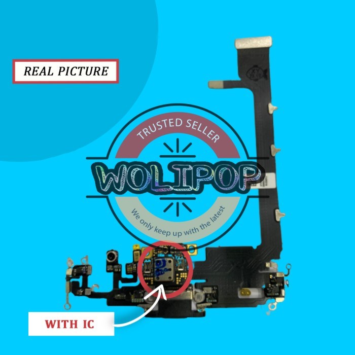 Terlaris Flexible Flexibel Connector Charger Mic Iphone 11 Pro Max With Ic Ori Ready