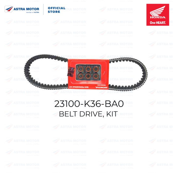 Belt Drive/ Belt Drive Kit Honda Vario 150 (23100K36J02/ 23100K36Pa0)