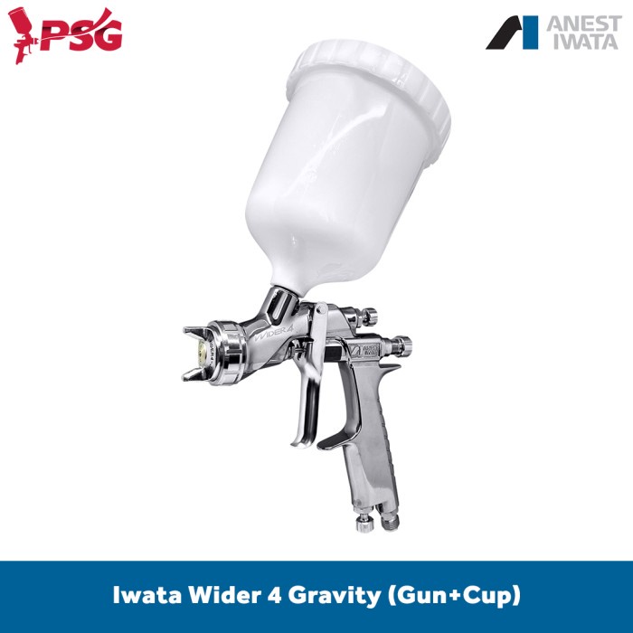 Terlaris Iwata Wider 4 Gravity (Gun+Cup) - Next Generation Of W-400 Model