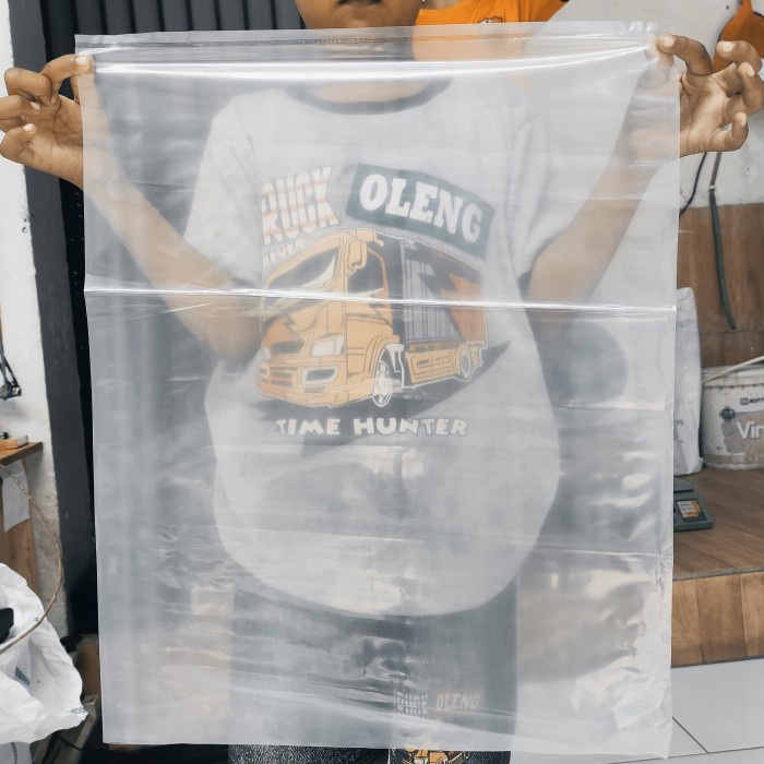PRODUK TERBATAS Plastik PE Bening 40 x 60 Cm / Plastik Bening Pembungkus / Tebal 50 mc