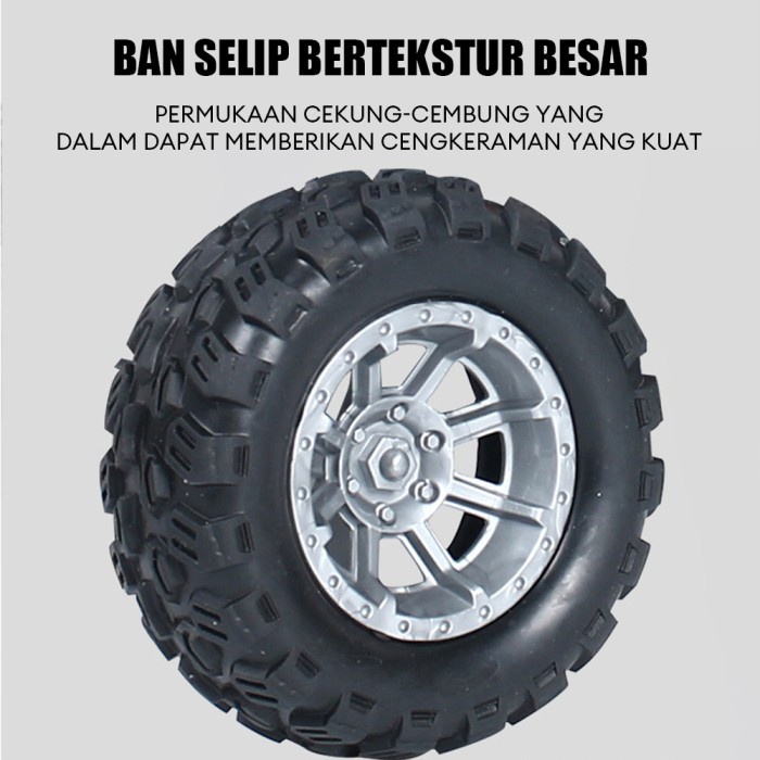 NEW Jojotoy Mainan Mobil Remote Control off-Road Climbing 4WD/2WD Car RC Rock Dengan Fungsi Semprot