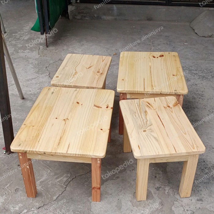 PREMIUM meja lesehan kayu jati Belanda