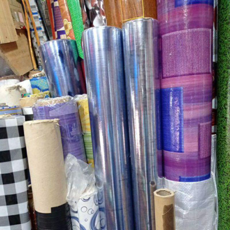

Plastik Mika Bening Taplak Meja Sampul Buku