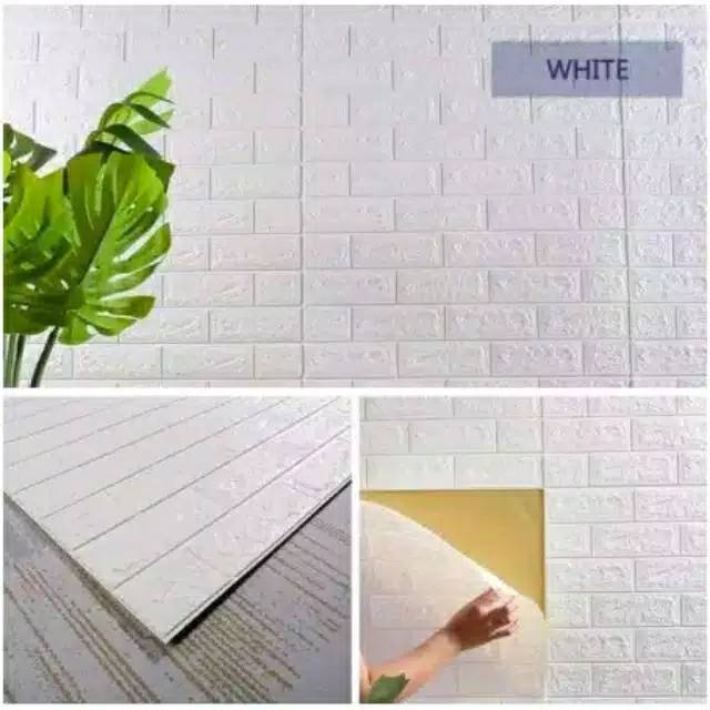 Wallpaper Dinding Sticker Dinding Foam Brick