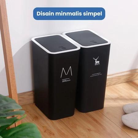 PREMIUM DEJAVU TONG SAMPAH PLASTIK/ TEMPAT SAMPAH MINIMALIS/ TEMPAT SAMPAH KLIK OTOMATIS