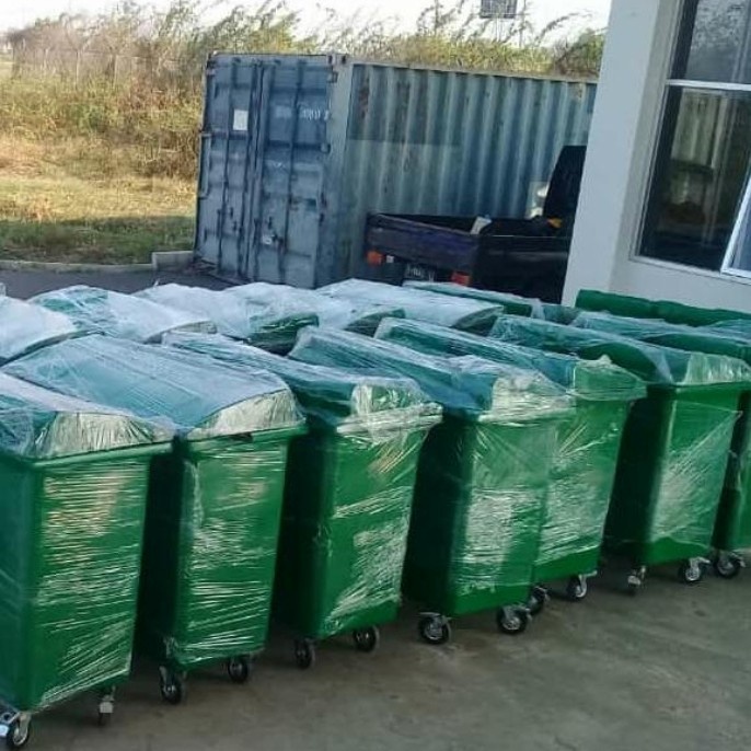 PREMIUM tempat sampah besar 660 liter outdoor termurah