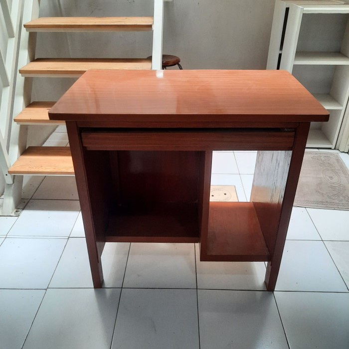 PREMIUM Meja Komputer / Meja PC / Meja Kantor Kayu Minimalis ( 80 x 60 x 75 )
