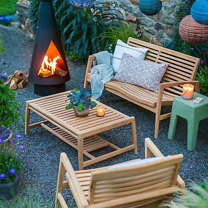 PREMIUM Bangku Kayu Jati Minimalis Set Ruang tamu Bangku outdoor