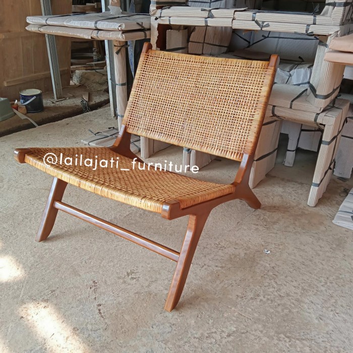 PREMIUM kursi rotan / kursi teras rotan / kursi santai / kursi teras kayu jati