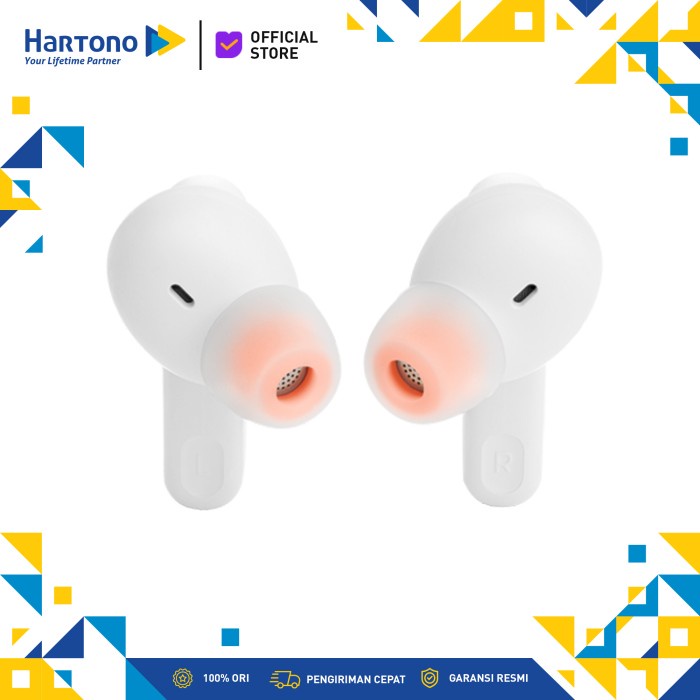 JBL Personal Earphone Tune 230NC TWS White JBL-T230NC-TWS-WAS Harga MurahBebas