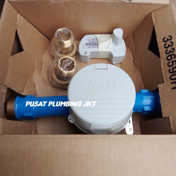 Meteran Air Itron 1" in DN25 / Water Meter Itron 1" in