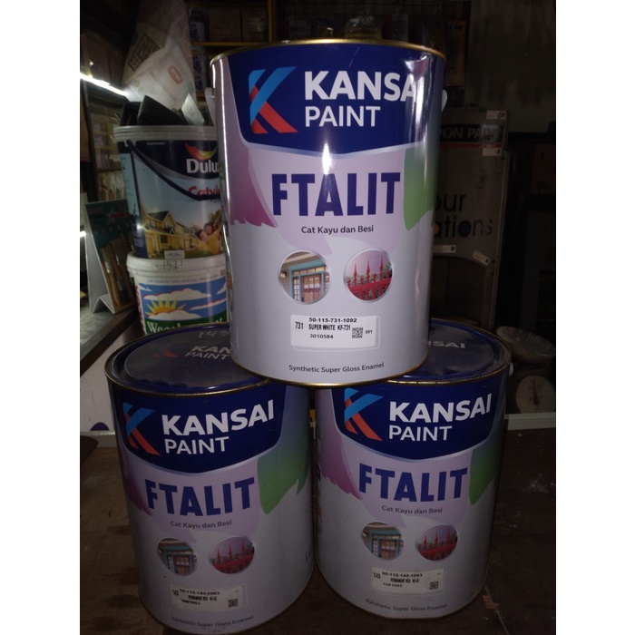 Cat minyak kayu & besi Kansai Ftalit gloss 5 kg