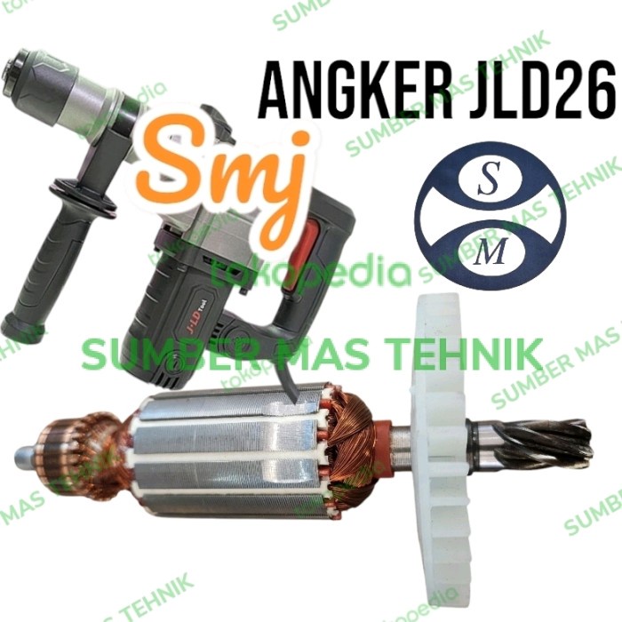 TERLARIS angker mesin jld26 rotor bor jack hammer jld26 armature jld26