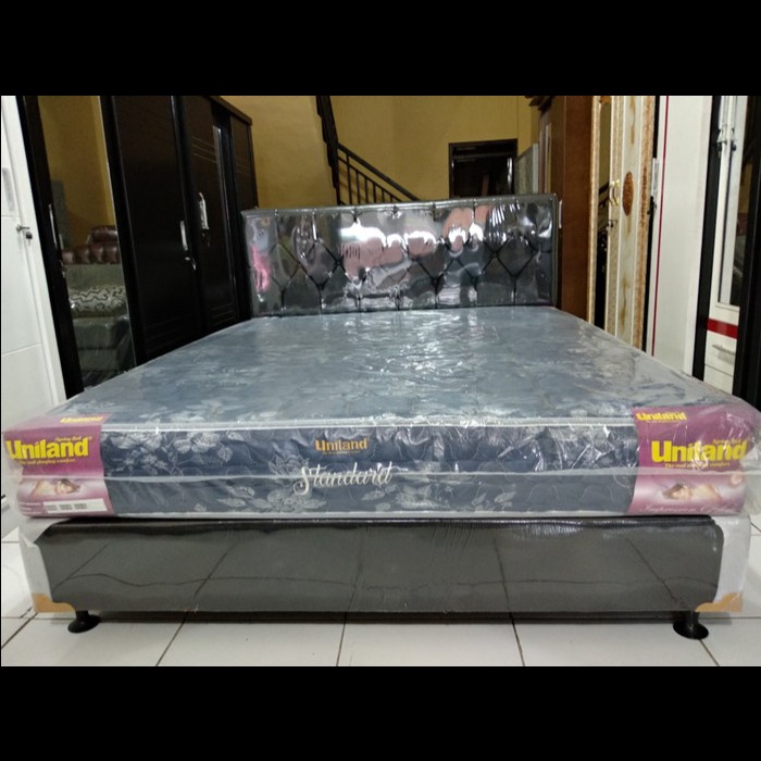 Kasur Spring Bed Uniland + Divan Ukuran 160 1 Set