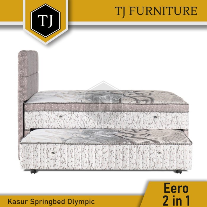 Olympic Springbed Eero 2 In 1 / Kasur Spring Bed 2In1 Full Set 100X200