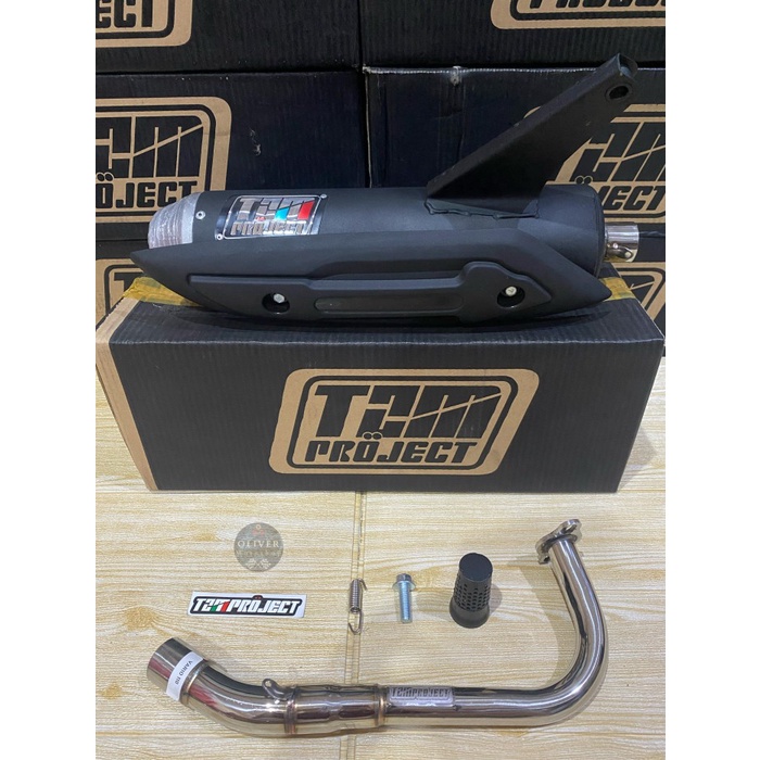 Knalpot Racing Tzm Project So Ss Nmax Old/New-Aerox-Pcx 160-Vario 160