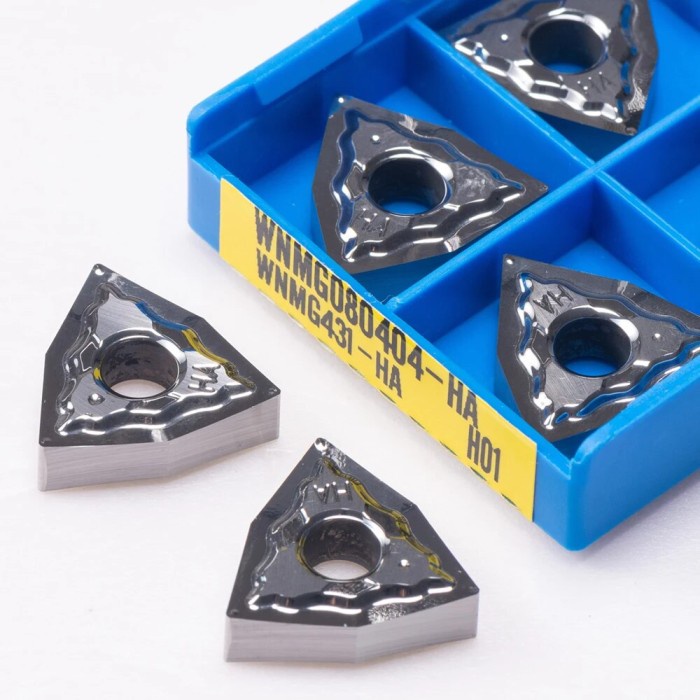 10Pcs WNMG080402 WNMG080404 WNMG080408 HA H01 Carbide Inserts WNMG