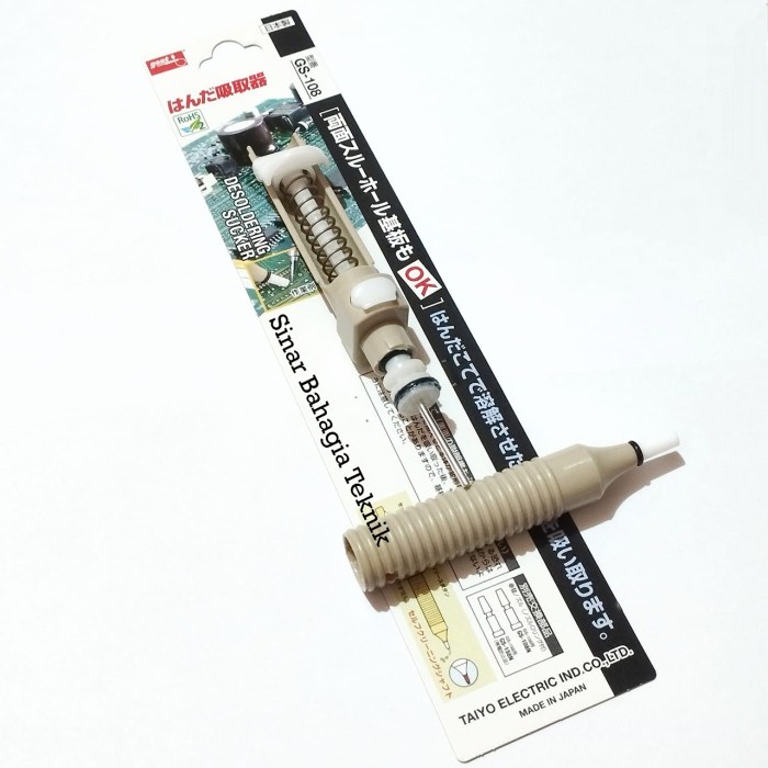 GOOT JAPAN SEDOT TIMAH GS108 PENYEDOT PENGHISAP TENOL GS 108 ORIGINAL
