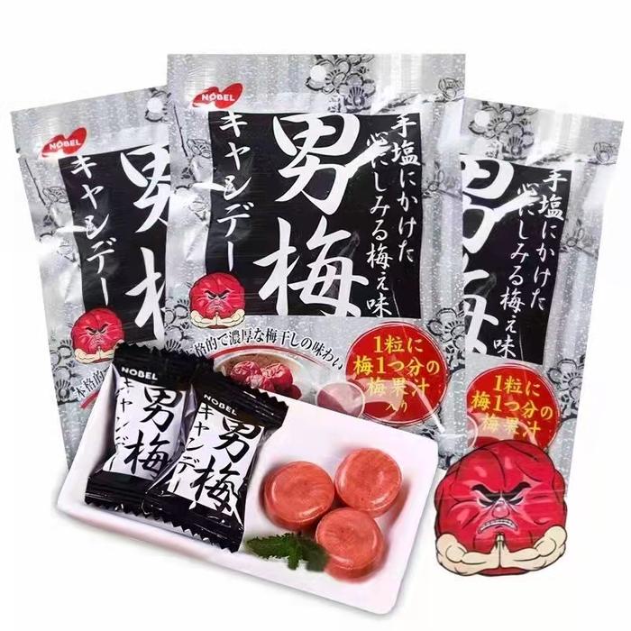 

terbaru !!! nobel otoko ume candy nobel umeboshi candy permen nobel ume ready