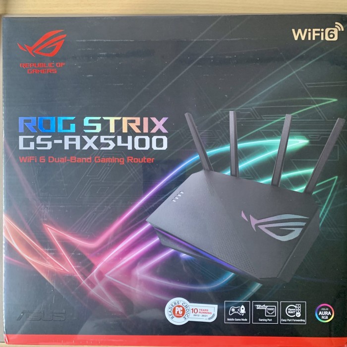 ASUS ROG STRIX GS-AX5400 AX5400 WiFi 6 Gang Router Aimesh Mesh