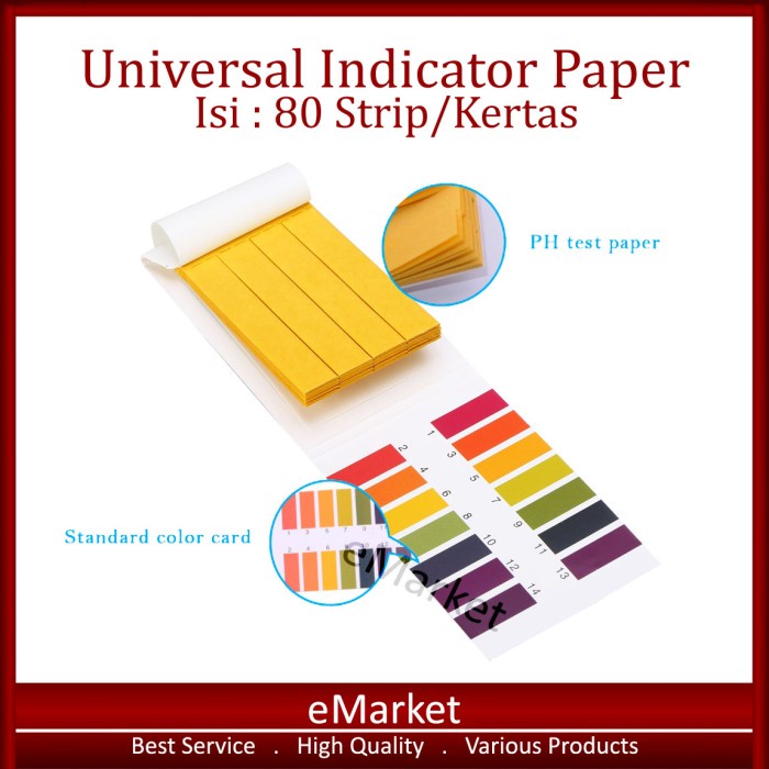 Kertas PH Meter / Kertas Lakmus / PH Tester / Universal Indicator
