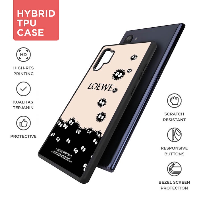 Softcase Hardcase Casing Custom Samsung Galaxy Note 20 10 9 8 FE Ultra Plus Lite Loewe Totoro AB4551