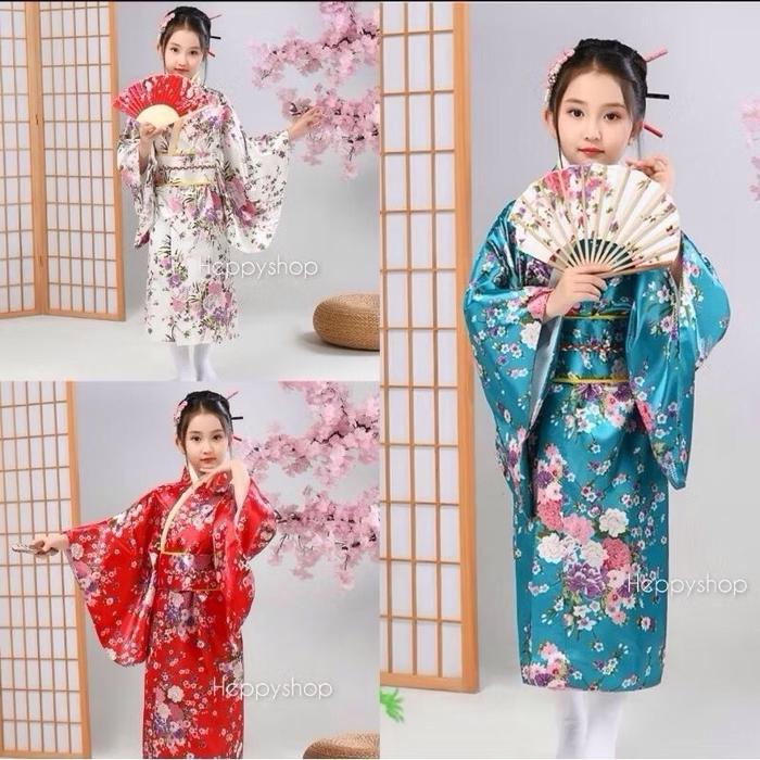 Terlaris Kostum Anak Jepang Perempuan Kimono Matsumoto Yukata Baju Tradisional SALE