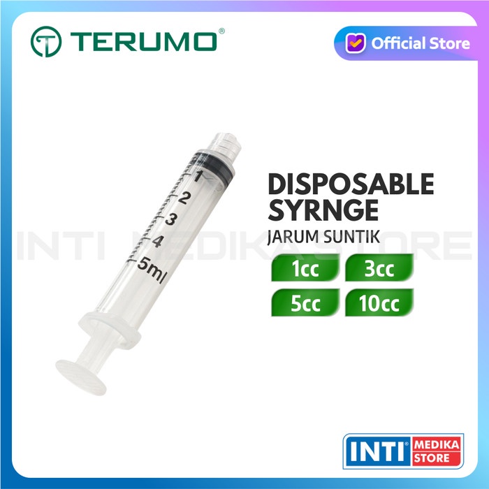 Ready TERUMO - Spuit Terumo Disposable Syringe Terumo Jarum Suntik