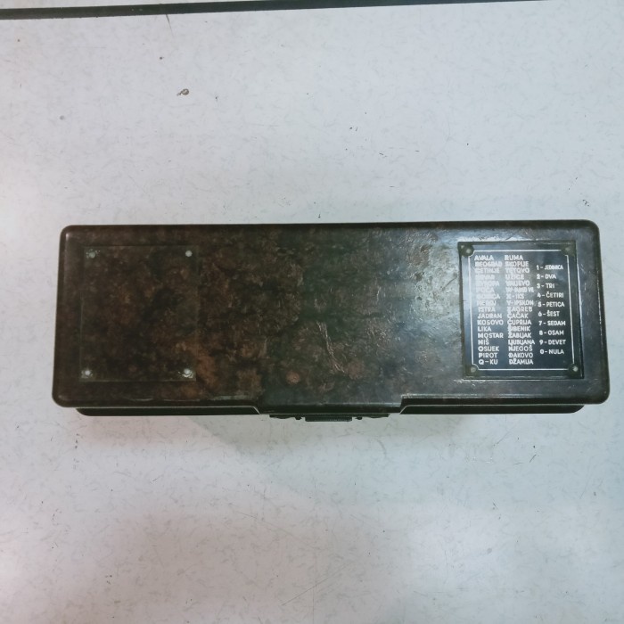Kotak Telephone liter WW2 bhn Ebonite