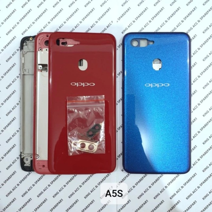 CASING HOUSING FULLSET OPPO A5S ORIGINAL