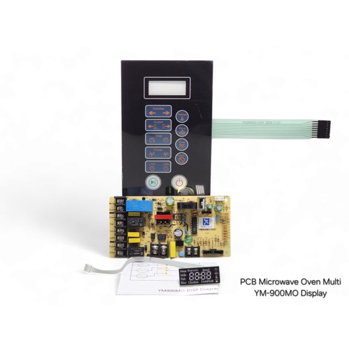 Modul Pcb Microwave Oven YM-900MO Display Multi Universal