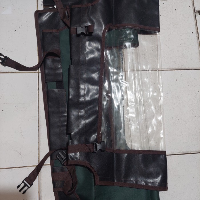 PREMIUM JENDELA TERPAL BAJAJ TVS RODA TIGA 1SET KIRI DAN KANAN TVS KING