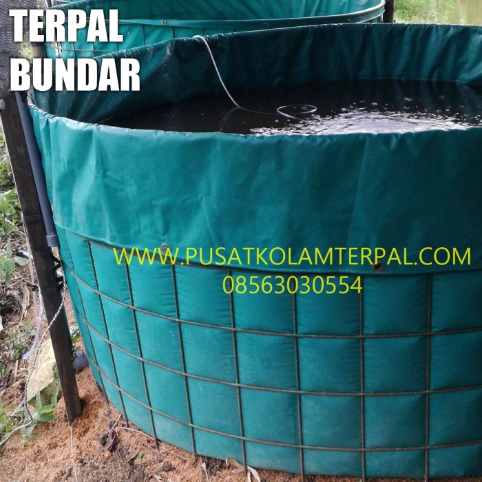 PREMIUM KOLAM TERPAL KARET BUNDAR DIAMETER 2