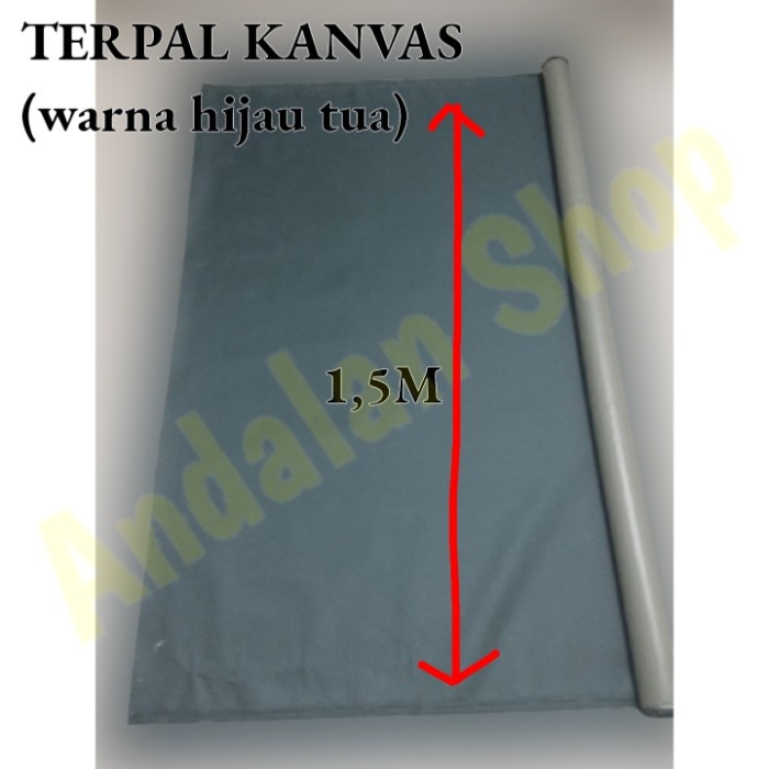 PREMIUM Terpal Cp/ terpal kanvas/terpal pvc/terpal kain hijau/terpal ducting