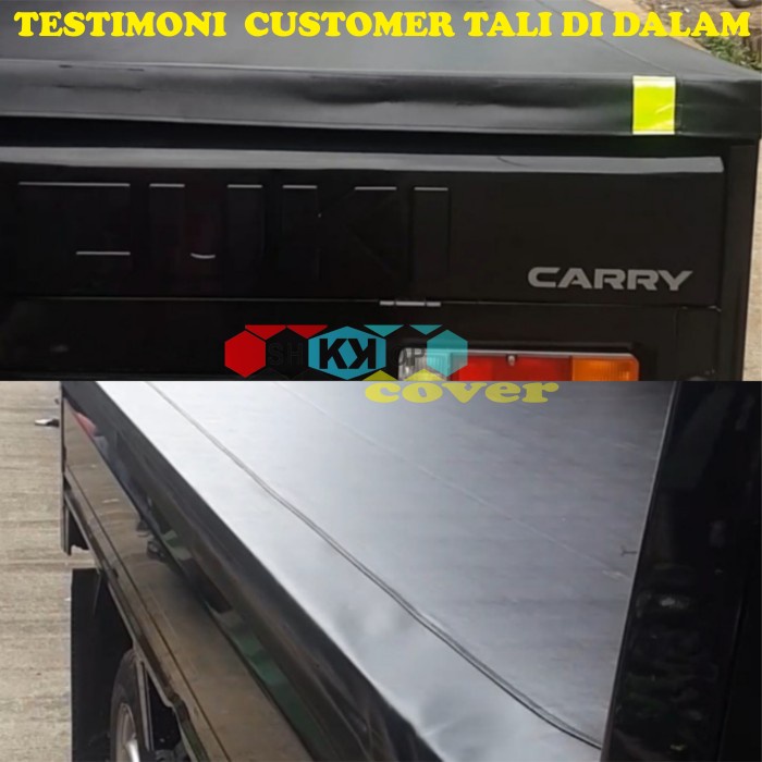 PREMIUM cover bak terpal all mobil pick up tali dalam