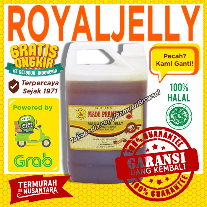 

Madu Pramuka Royal Jely 2000 ml