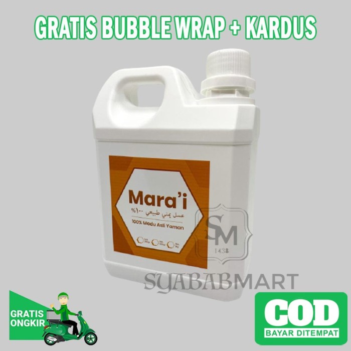 

Madu Mara'i 1 Kg Marai Asli Yaman 100% Paling Murah Bukan Sidr Sumroh