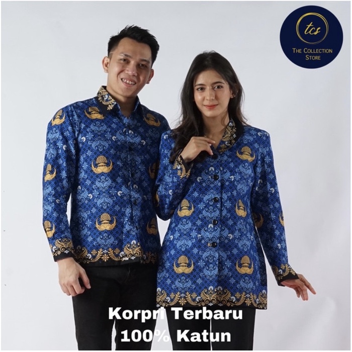 Batik Korpri Terbaru, Seragam BELLAGIO Kain Batik Resmi Korpri PNS