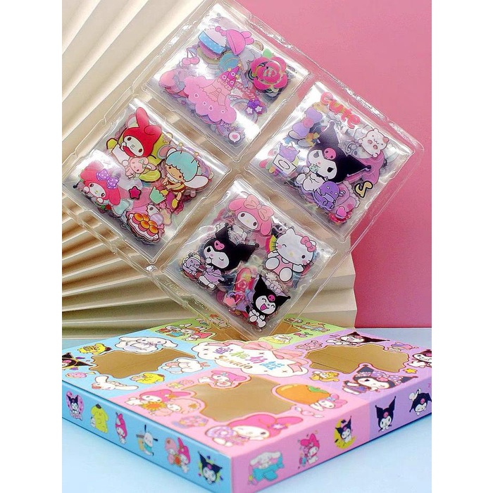 

Stiker 2D 100 Lembar Sticker Sanrio Kartun Lucu Anti Air Dekorasi Scrapbook Cinnamoroll My Melody