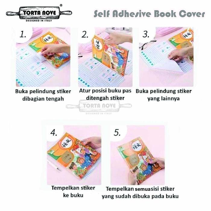 

Sampul Buku Stiker Pvc Diamond Self Adhesive Book Cover Pelindung Buku Sekolah Lks Tebal Plastik