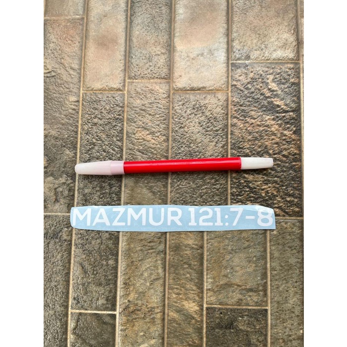 

Mazmur 121 7 Tuhan Menjaga Nyawamu Terhadap Kecelakaan Stiker Rohani Nasrani Katolik Kristen Ayat