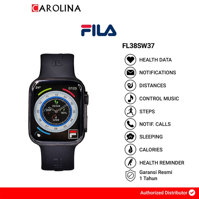 Jam Tangan Unisex FILA Smart Watch FL38SW37 Full Screen Touch Display