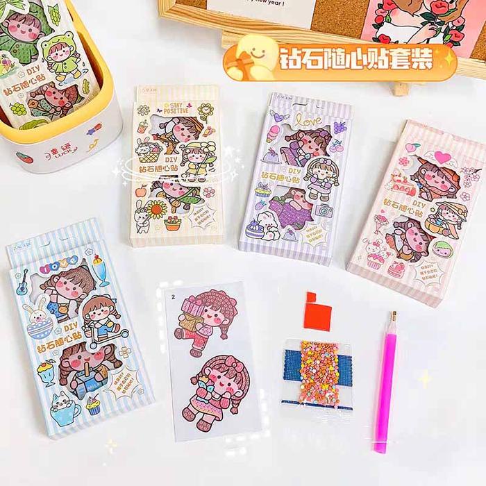 

Jr - Stiker Aesthetic Diy Pop Diamont Painting Anak Lucu / Stiker Momo / Diy Diamont Painting
