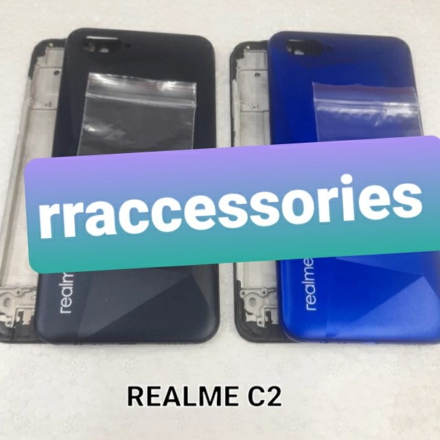 HOUSING CASING KESING FULLSET FRAME LCD REALME C2