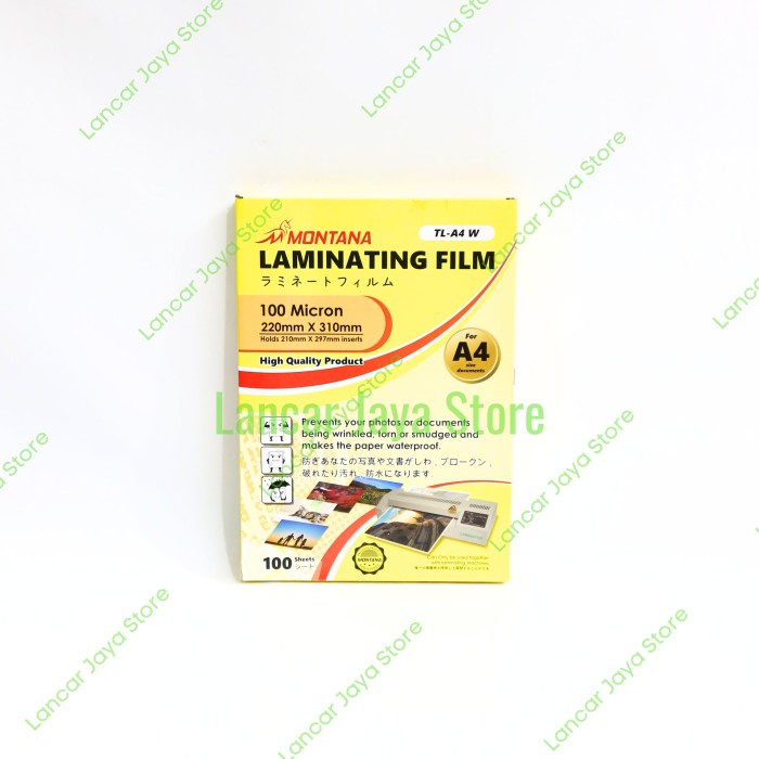 

NEW PLASTIK LAMINATING SECURE UKURAN A4 100 MICRON LAMINATING FILM A4 ORIGINAL QUALITY